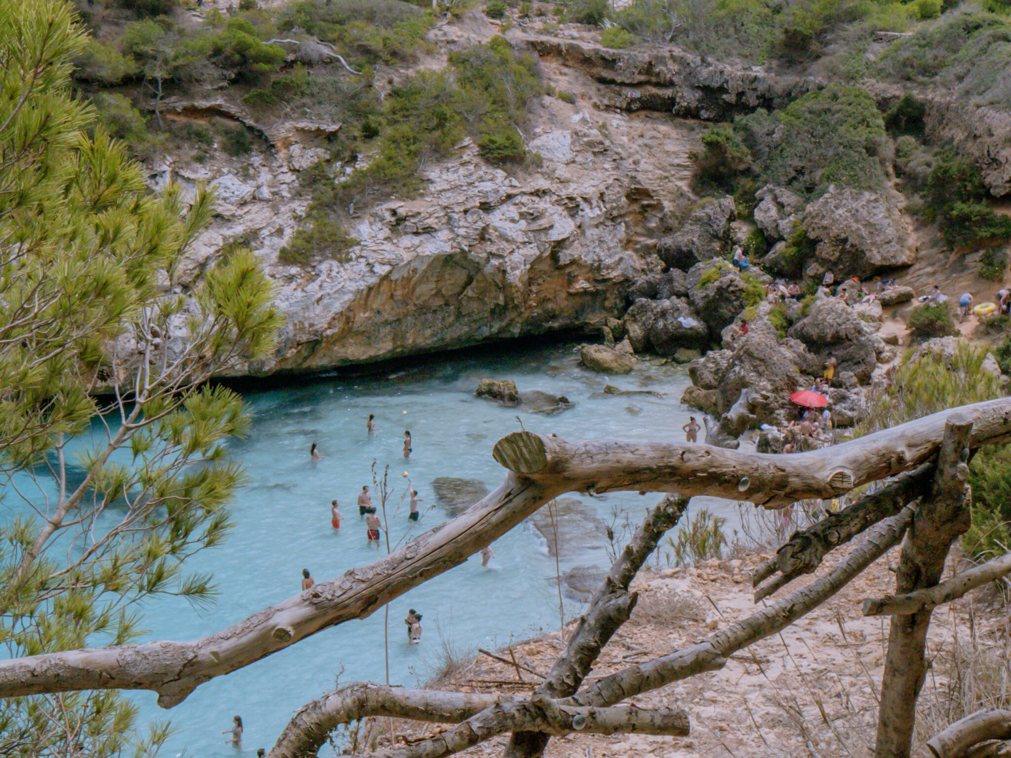 beach of calo des moro