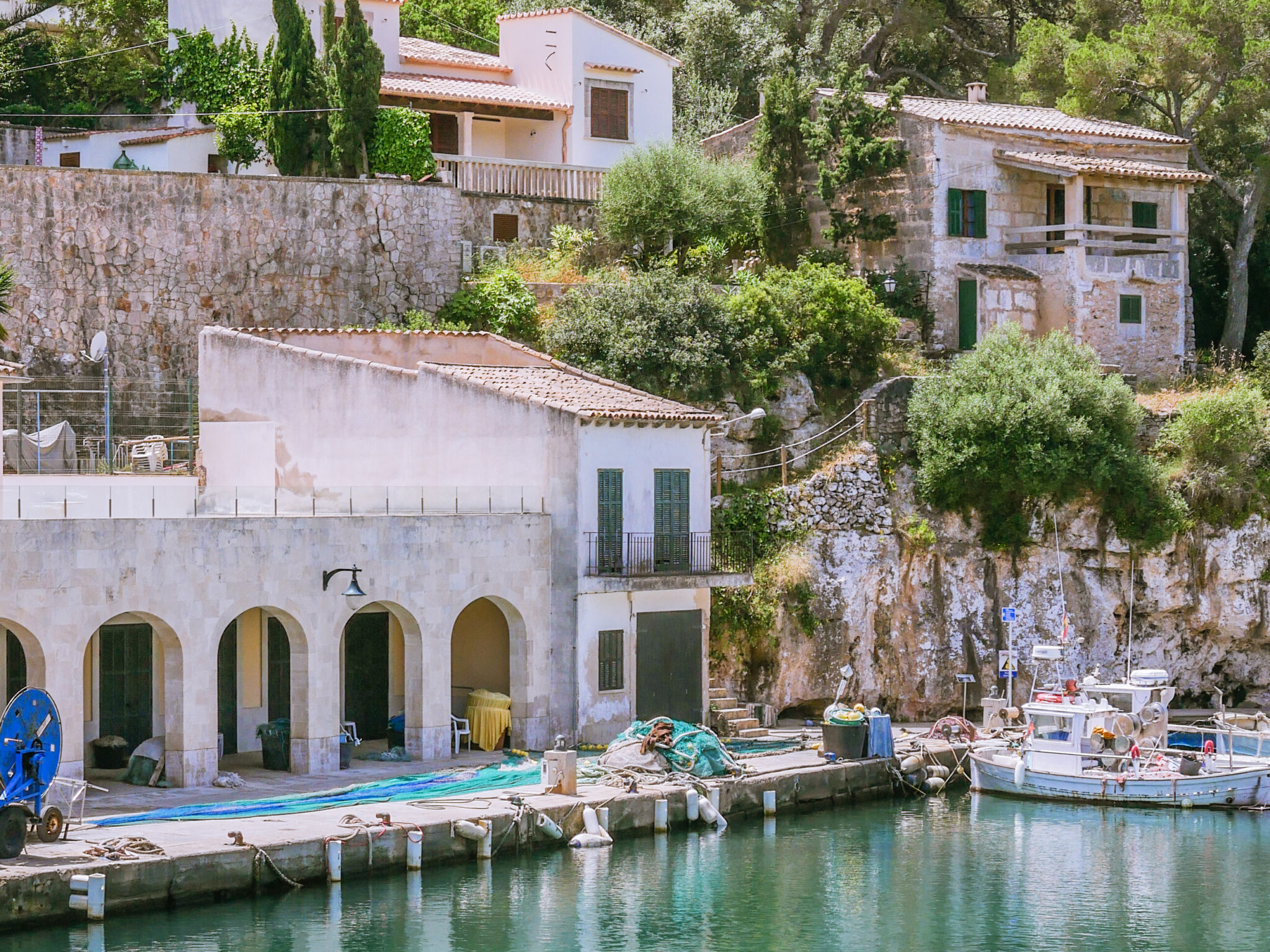 Figuera harbour in mallorca