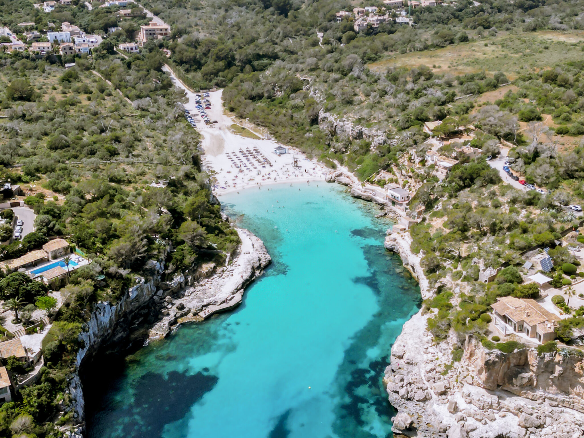 Cala Llombards in Mallorca – one of the most famous beaches in Mallorca