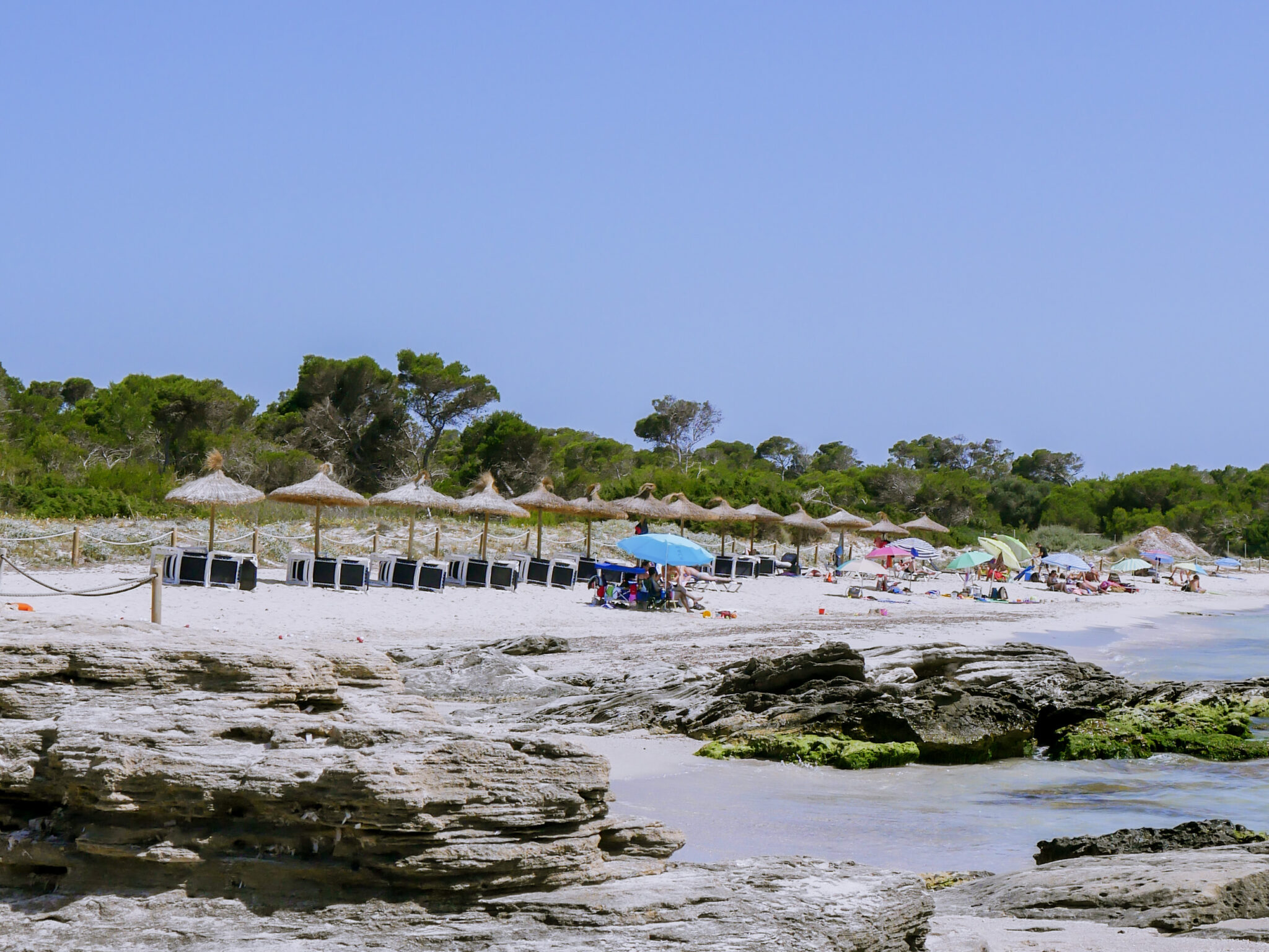 Mallorca beach in the south - des Dolc