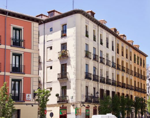city street building house