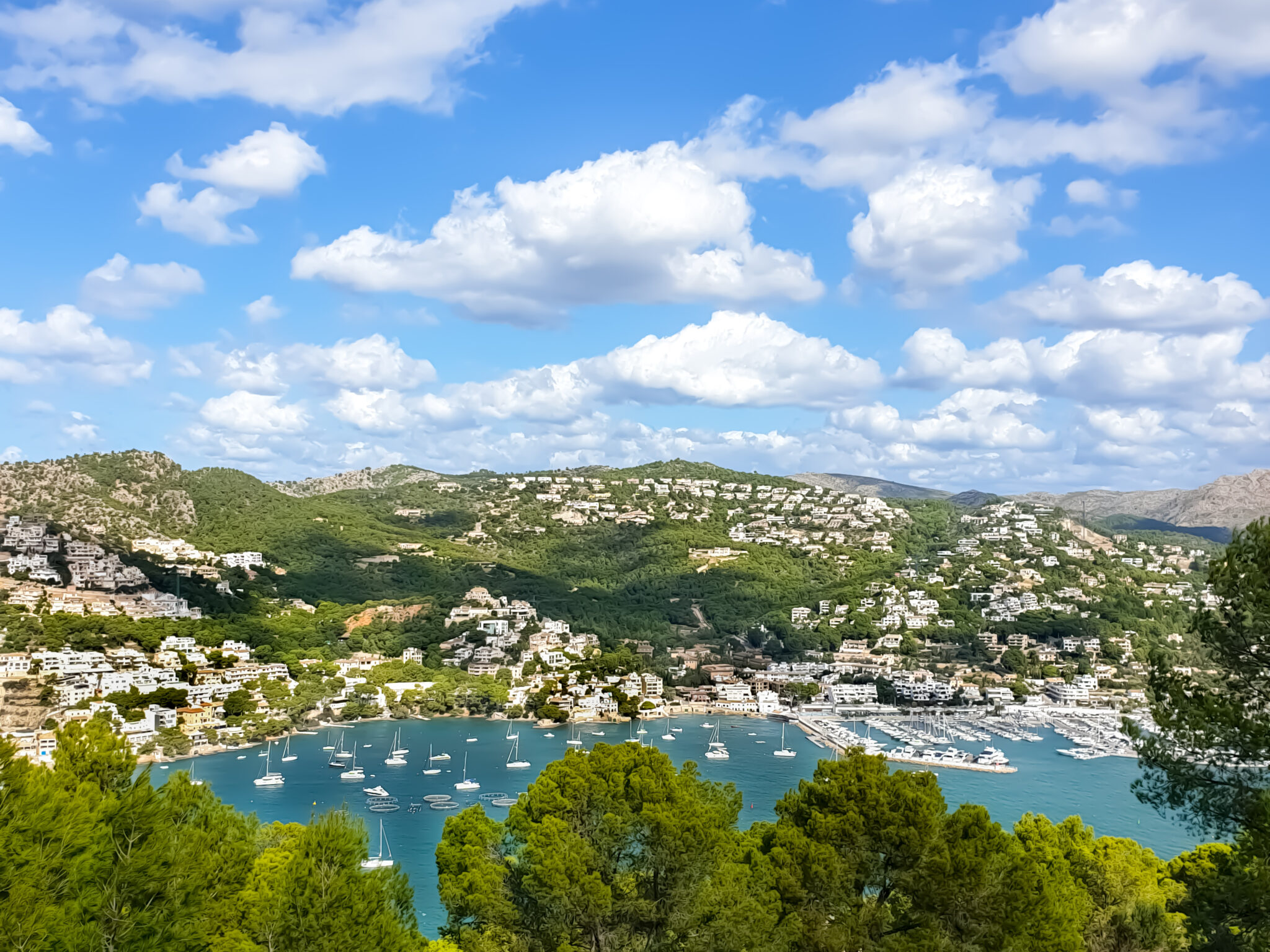 Port de andratx in mallorca