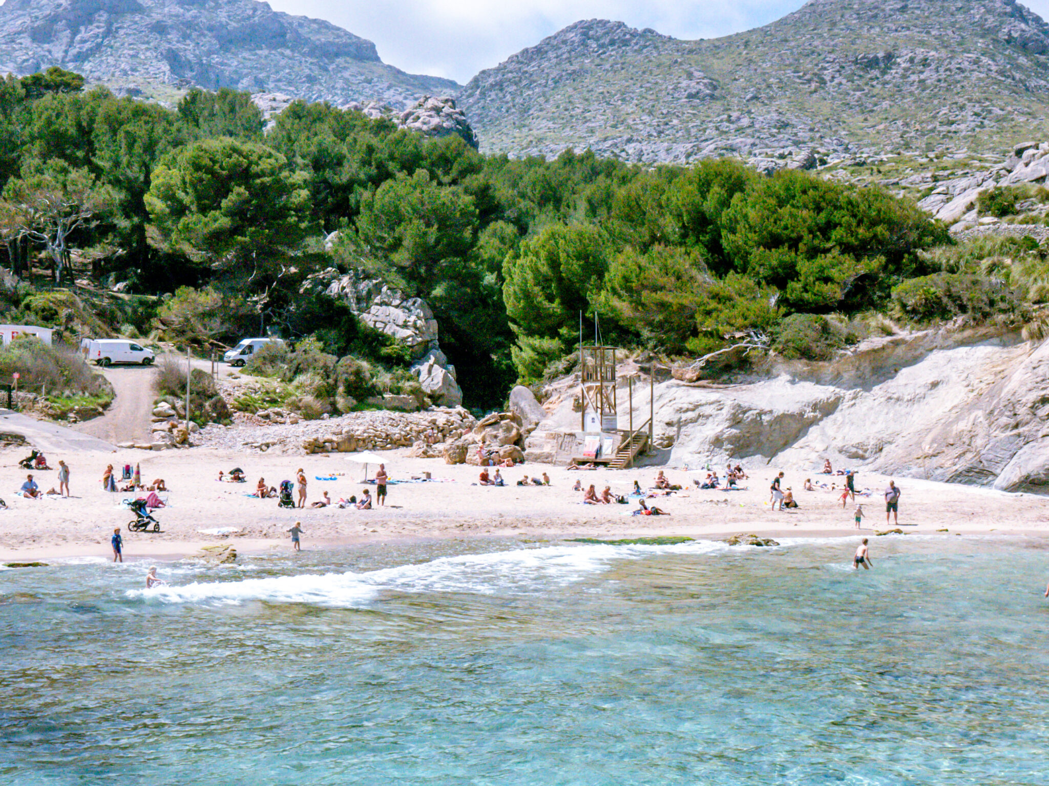 Bay of north mallorca