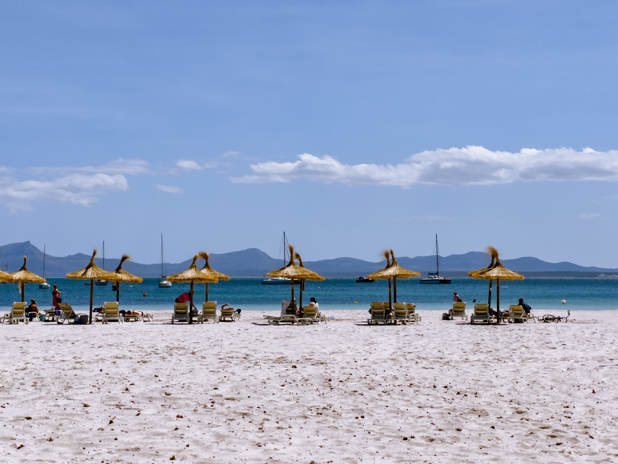 Playa de alcudia in mallorca