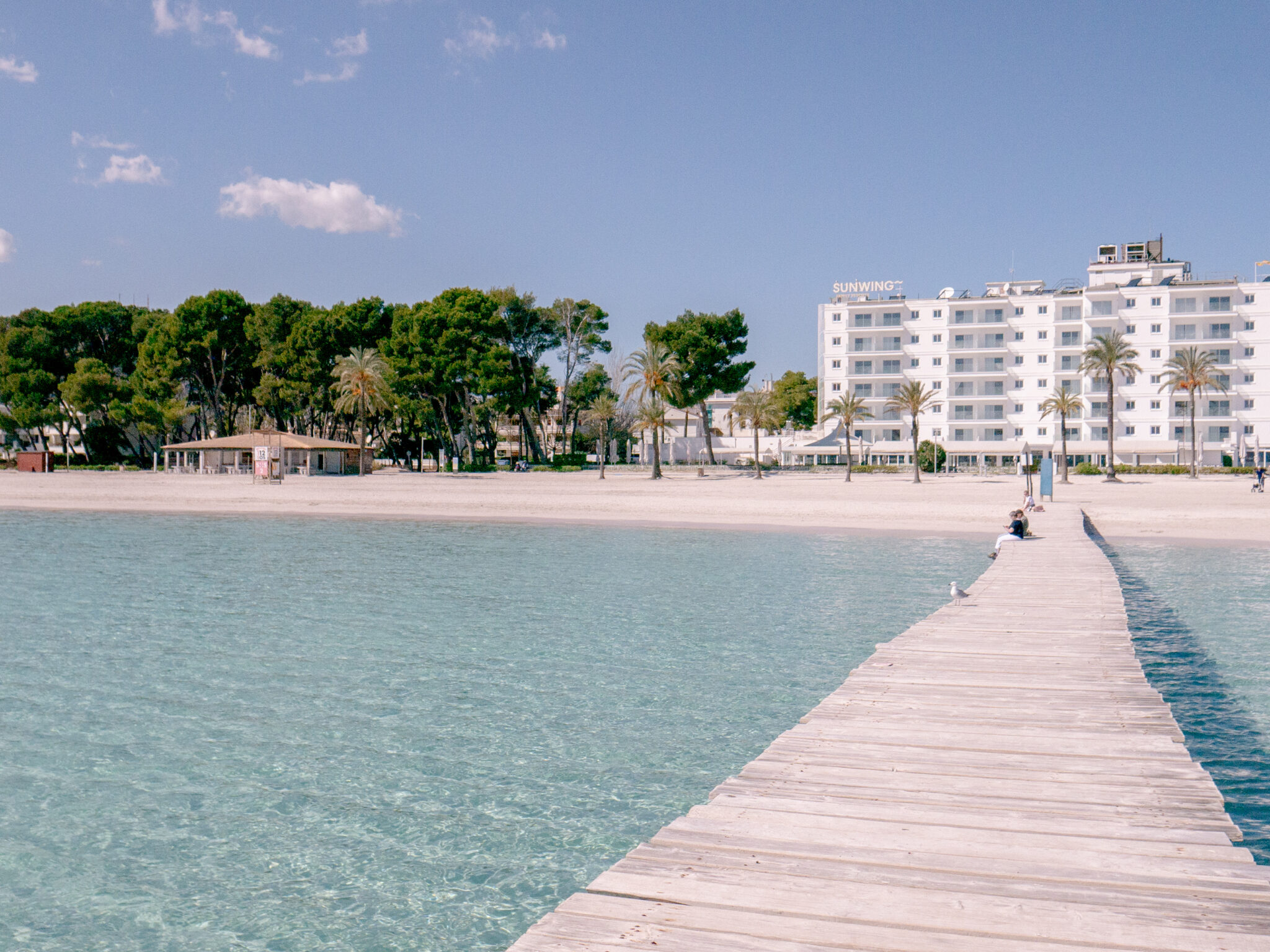 Playa de alcudia in mallorca