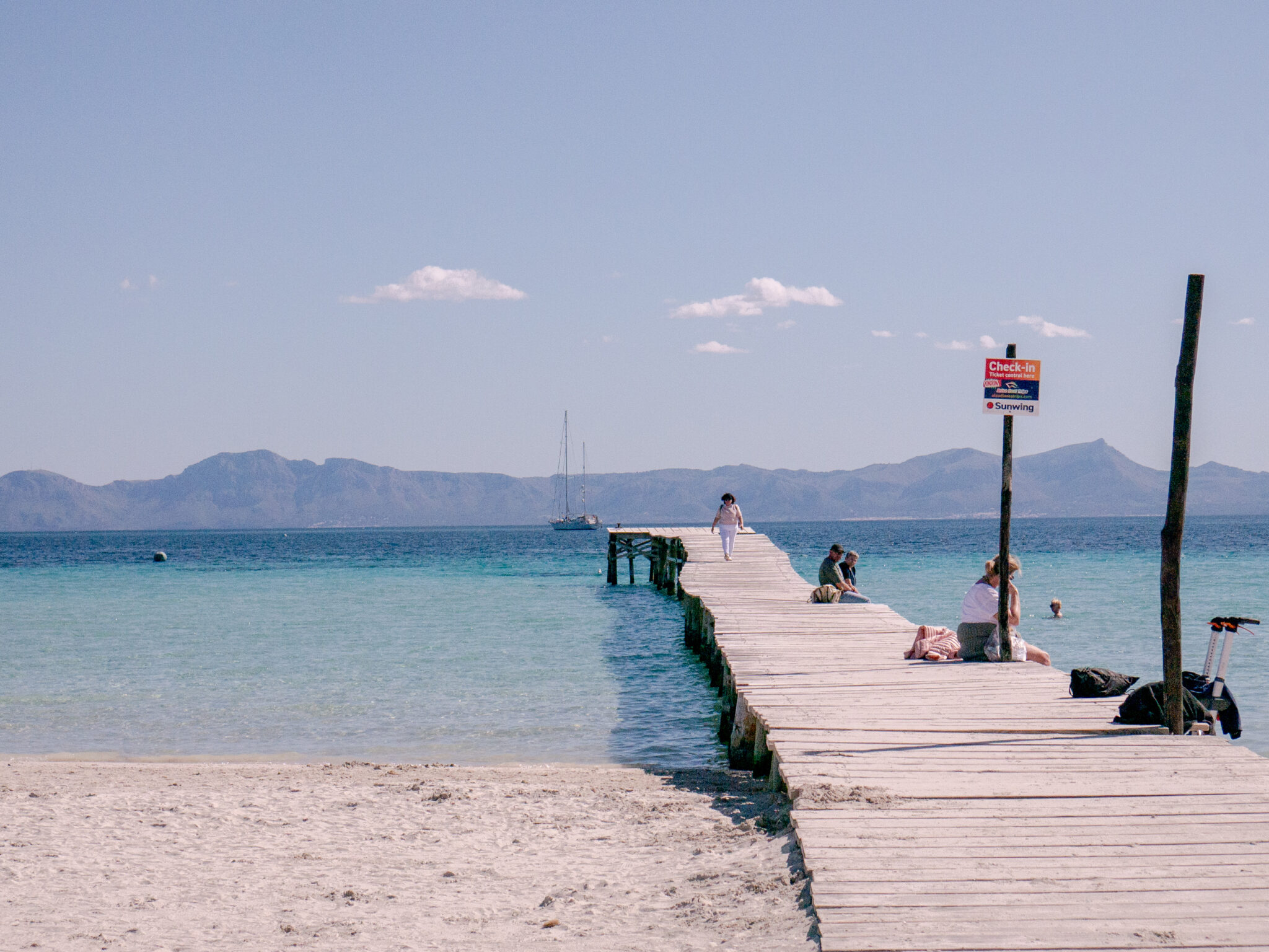 Playa de alcudia in mallorca