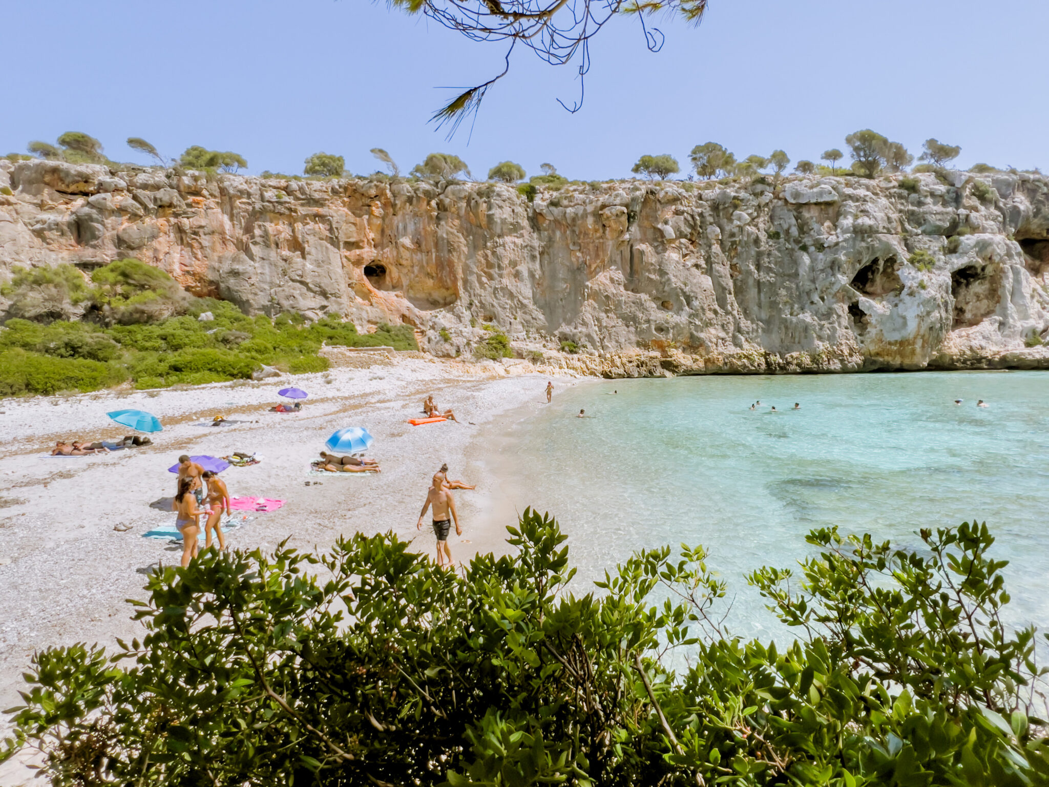 Beach of Cala Magraner on Mallorca